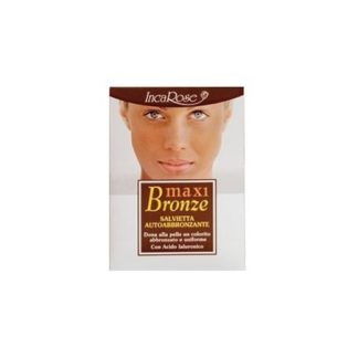 Incarose Maxi Bronze 6 Salviette monouso autoabbronzanti