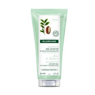 Klorane gel doccia linfa di bamboo detergente delicato 200 ml