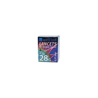 Lancette Pungidito Wellion Lancet Gauge 28 25 Pezzi