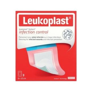 Leukomed Sorbact Medicazione TNT 8x10cm 5 Pezzi