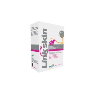 Linkskin 32 compresse per la perdita di pelo di cani e gatti