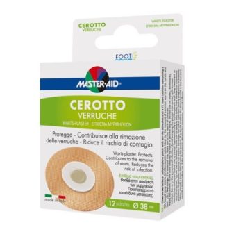 Master aid Foot Care  Cerotto Verruche 12 Pezzi