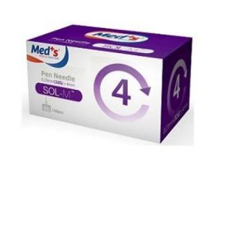 Med's Ago Penna G32 4mm 100 Aghi per controllo glicemia