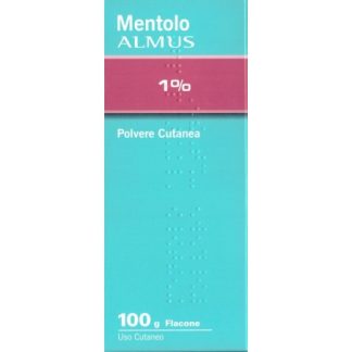 Mentolo Almus 1% flacone farmaco per prurito cutaneo 100g