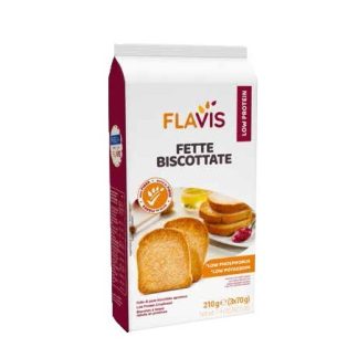 Mevalia Flavis Fette Biscottate aproteiche con fibre 210 G