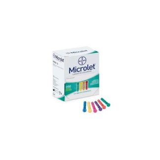 Microlet Lancets 200 Lancette per terapia insulinica