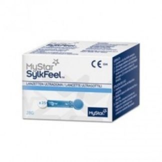 Mystar Sylkfeel G28 50 Lancette per monitoriaggio glicemia