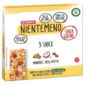 Nientemeno Barretta Mandorle Mela Uvetta 3 snack
