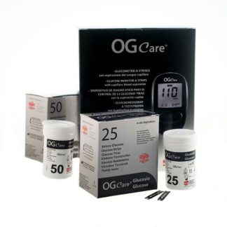 Ogcare Glicemia 25 Strisce reattive per pazienti diabetici
