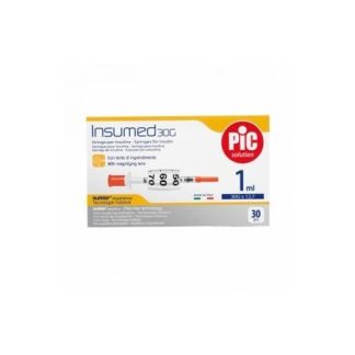 Pic Solutions Insumed Siringa Per Insulina Guage 30 30 Siringhe