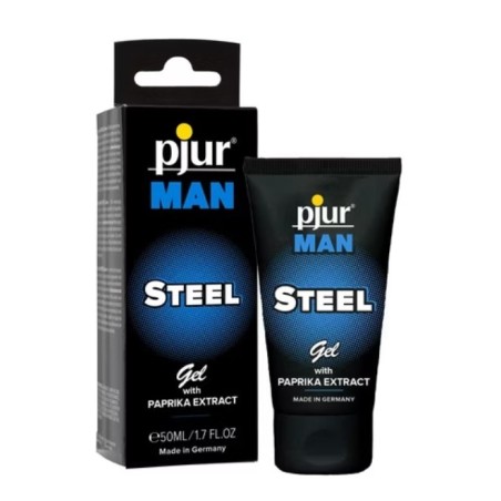 Pjur Man steel Gel Crema erezione con paprika e mentolo 50ml
