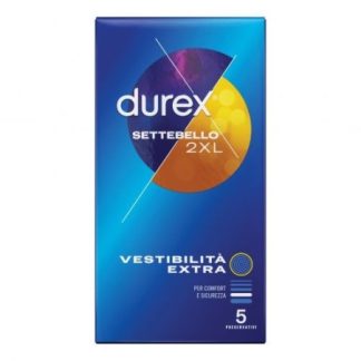 Reckitt Benckiser H. Profilattico Durex Settebello 2xl 5 Pezzi