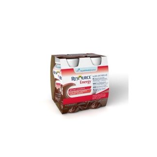 Resource Energy Cioccolato 4 Bottiglie alimento energetico 200 Ml
