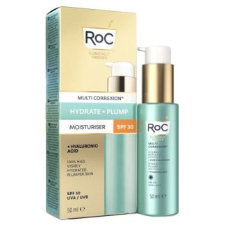 Roc Multi Correxion Hydrate+ Plump Idratante Viso Spf30 50 Ml