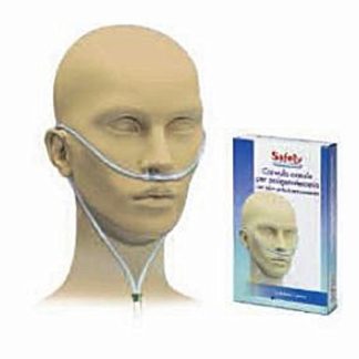 Safety Occhiale Ossigenoterapia con tubo antischiacciamento