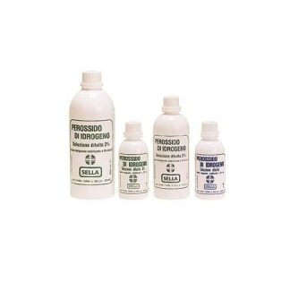 Sella Acqua Ossigenata 10 volume per disinfettare le ferite 100ml