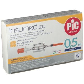 Pic Insumed Siringa Per Insulina 0,5g30 30 Siringhe