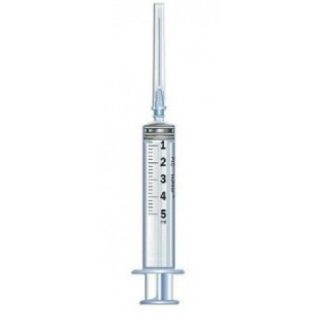 Siringa Pic Monouso Sterile Con Ago Montato Gauge 23 5ml 1 Pezzo
