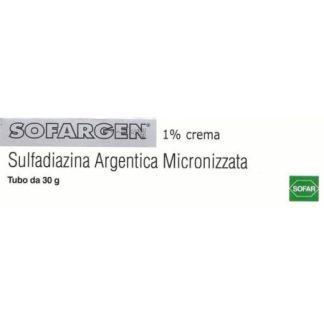 Sofar Sofargen crema per ulcere e piaghe da decubito 30g 1%