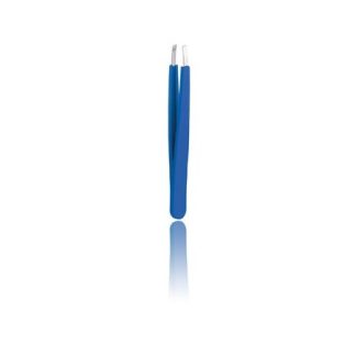 Trouss 7 pinzette gommate punta a granchio blu