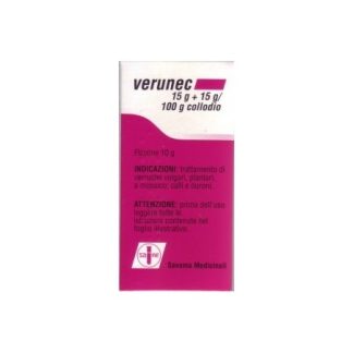Savoma medicinali Verunec flacone 15g+15g/100g per le verruche