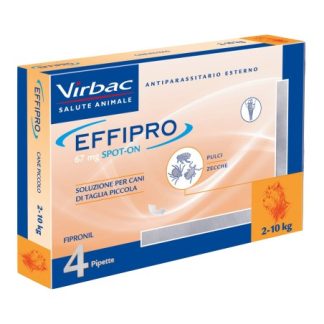 Virbac Effipro Spot-on Per Cani 2-10 kg 4 pipette