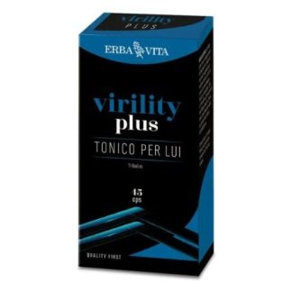 Erba vita Virility plus integratore alimentare 45 capsule