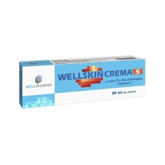 Wellpharma Wellskin Crema 5 pelle secca 60 Ml