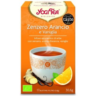 Yogi Tea Zenzer Arancia Vaniglia Bio tisana biologica 17 Filtri
