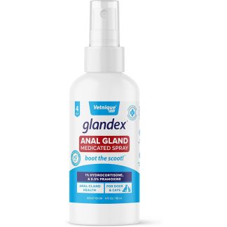 Glandex Anal Gland Medicated Itch Relief Spray for Dogs & Cats