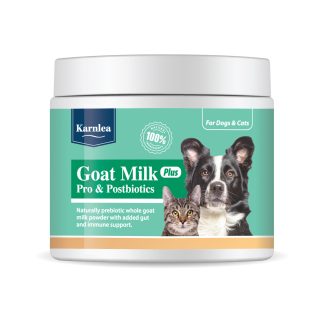 Karnlea Goat Milk Plus Powder for Dogs & Cats - plus biotics