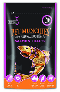 Pet Munchies Salmon Fillets 90g