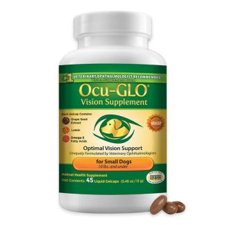 Ocu-GLO Canine Vision Liquid Gelcaps Supplement for Small Dogs UK