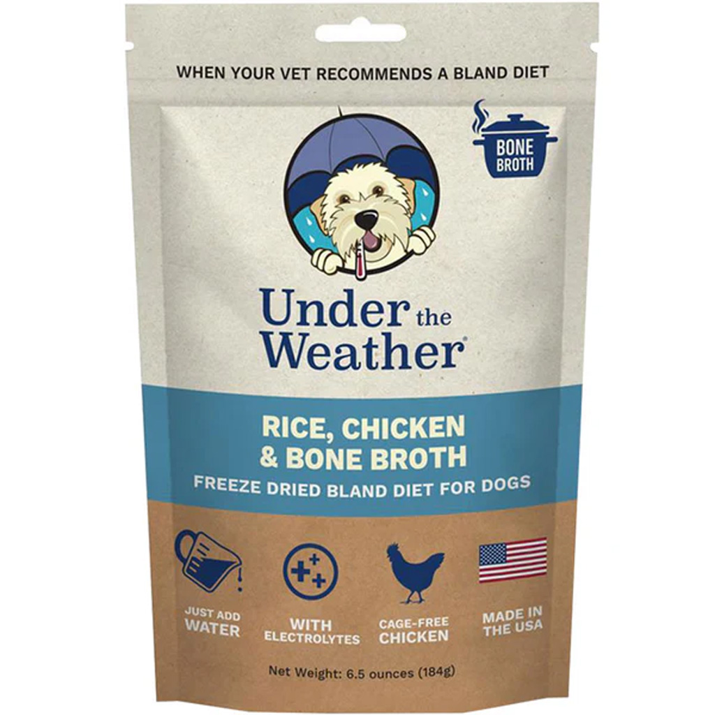 Under the Weather Rice, Chicken & Bone Broth Freeze Dried Bland Diet for Dog