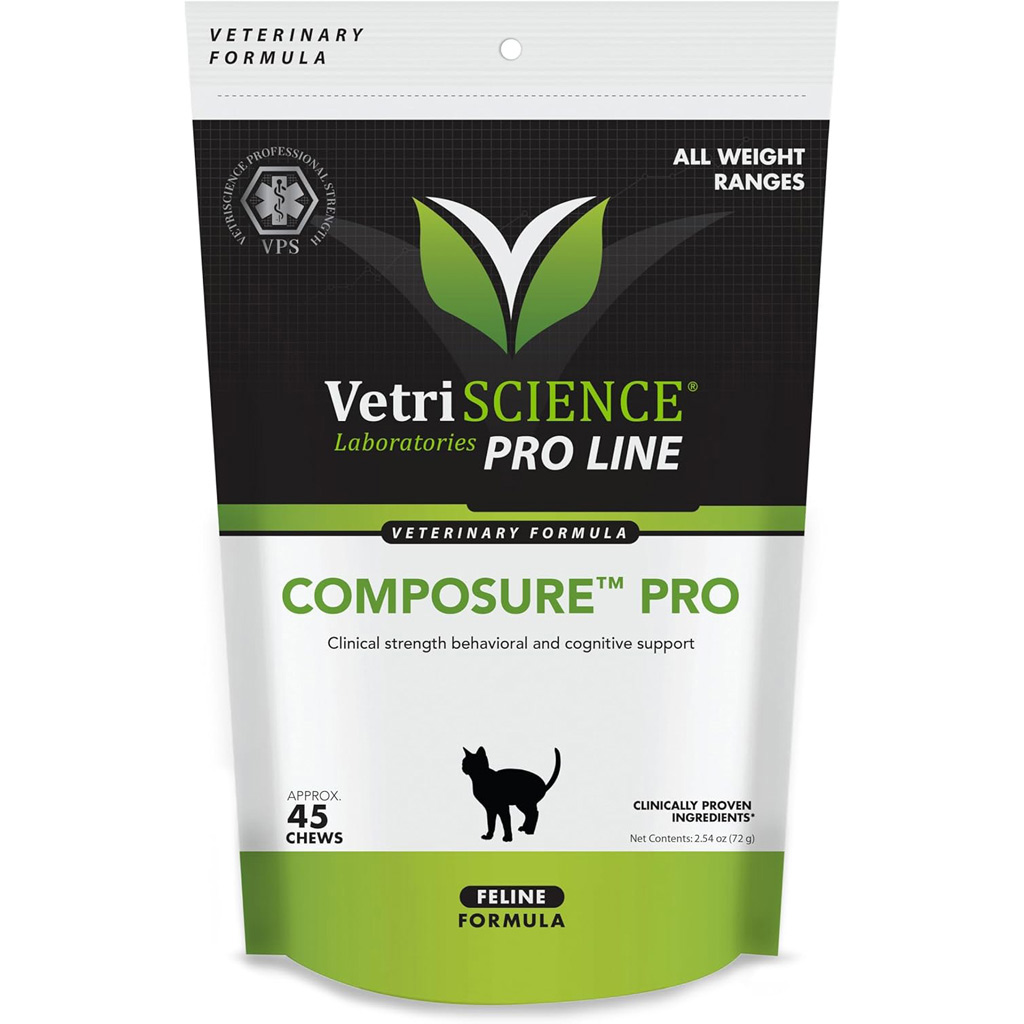 VetriScience Composure Pro for Cats – 45 Chews