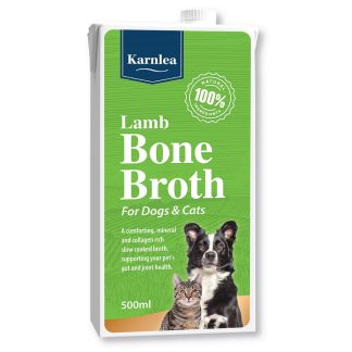 Karnlea Lamb Bone Broth – 100% Natural Liquid Bone Broth for Dogs and Cats