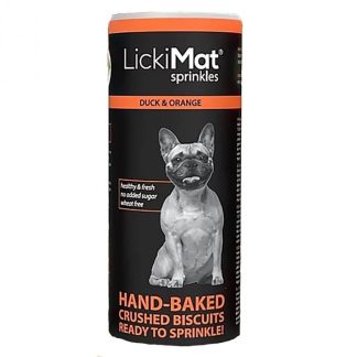 Lickimat Sprinkles Duck & Orange Dog Treats 150g