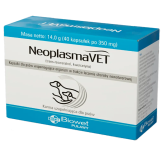 Biowet Puławy NEOPLASMAVET 40 KAPSUŁEK dla psów onkologicznych