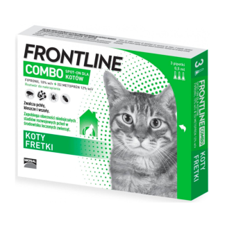 Boehringer FRONTLINE COMBO SPOT-ON KOTY 0,50 ML X 3 PIPETY