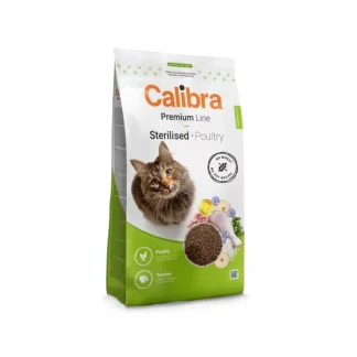 Calibra CAT PREMIUM STERILISED POULTRY 2 KG sucha karma z drobiem dla kastrowanych/sterylizowanych kotów
