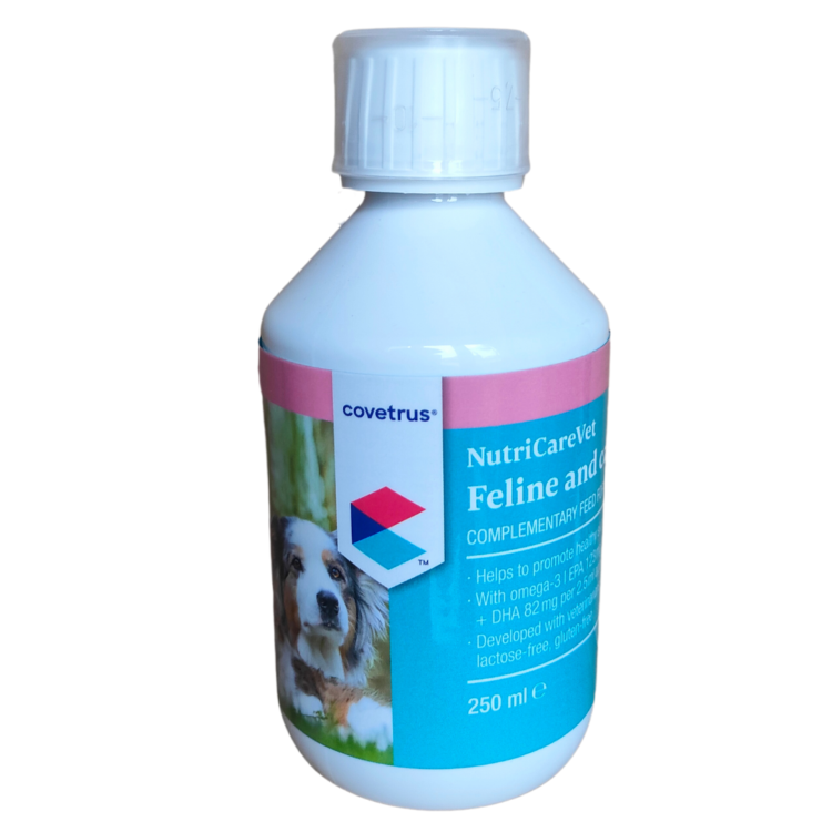 Covetrus NUTRICAREVET SKIN SUPPORT 250 ML syrop na zdrową skórę i piękną sierść