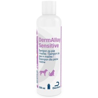 Dechra DERMALLAY SENSITIVE SZAMPON 230 ML dla psów i kotów