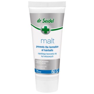 DermaPharm dr Seidel MALT PASTA 75 ML Zapobiega tworzeniu się kul włosowych