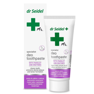 DermaPharm dr Seidel PASTA DEO 105 G pasta do zębów dla psów i kotów