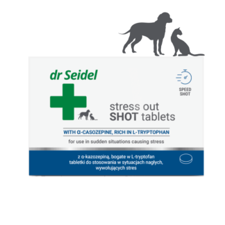 DermaPharm dr Seidel STRESS OUT SHOT 10 TABLETEK uspokajające, o szybkim działaniu