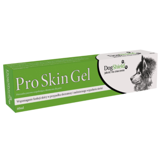 BIOfaktor DogShield PRO SKIN GEL 60 ML do stosowania w przypadku nadmiernego linienia i schorzeń skóry