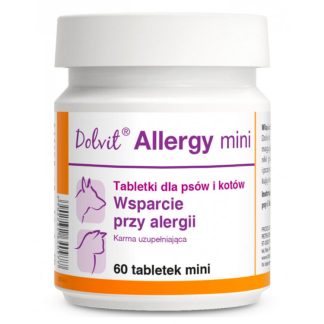 Dolfos ALLERGY MINI 60 TABLETEK – DOLVIT wsparcie przy alergii dla psów i kotów