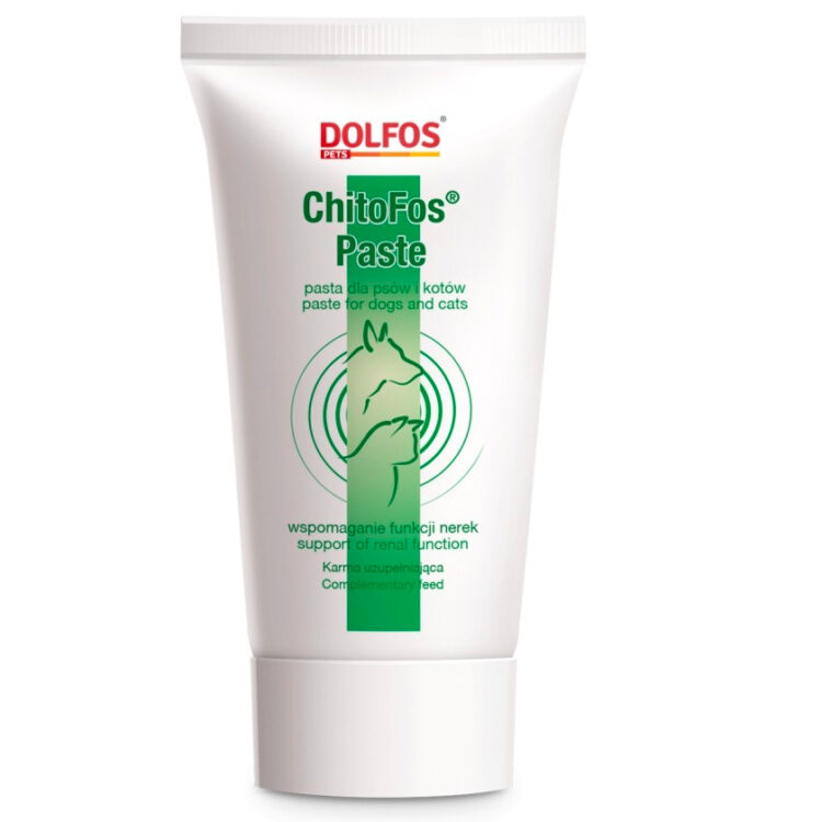 Dolfos CANIS/CAT CHITOFOS PASTE 50 G wspomaganie funkcji nerek dla psów i kotów