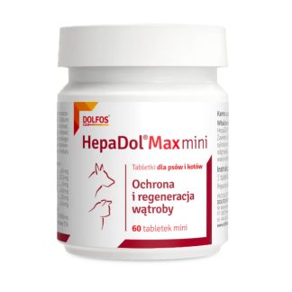 Dolfos CANIS/CAT HEPADOL MAX MINI 60 TABLETEK preparat wspomagający pracę wątroby