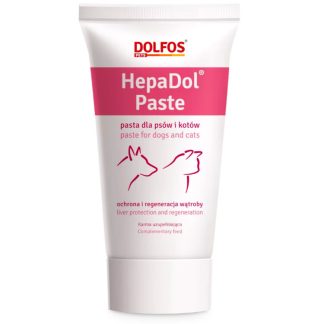 Dolfos CANIS/CAT HEPADOL PASTE 50 G dla psów i kotów – ochrona i regeneracja wątroby